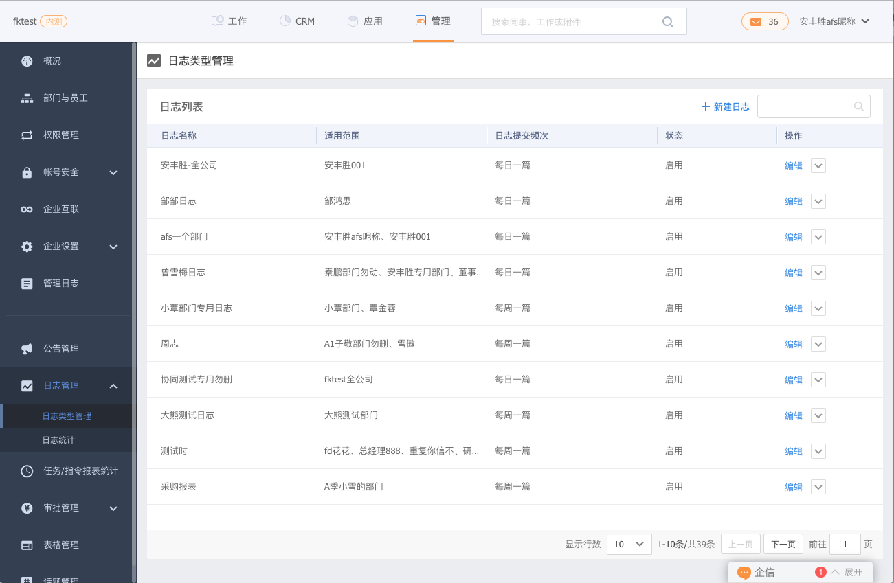 協(xié)同管理后臺(tái)使用